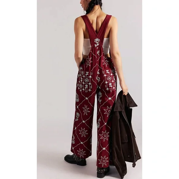 Free People / We The Free Rising Sun Overalls